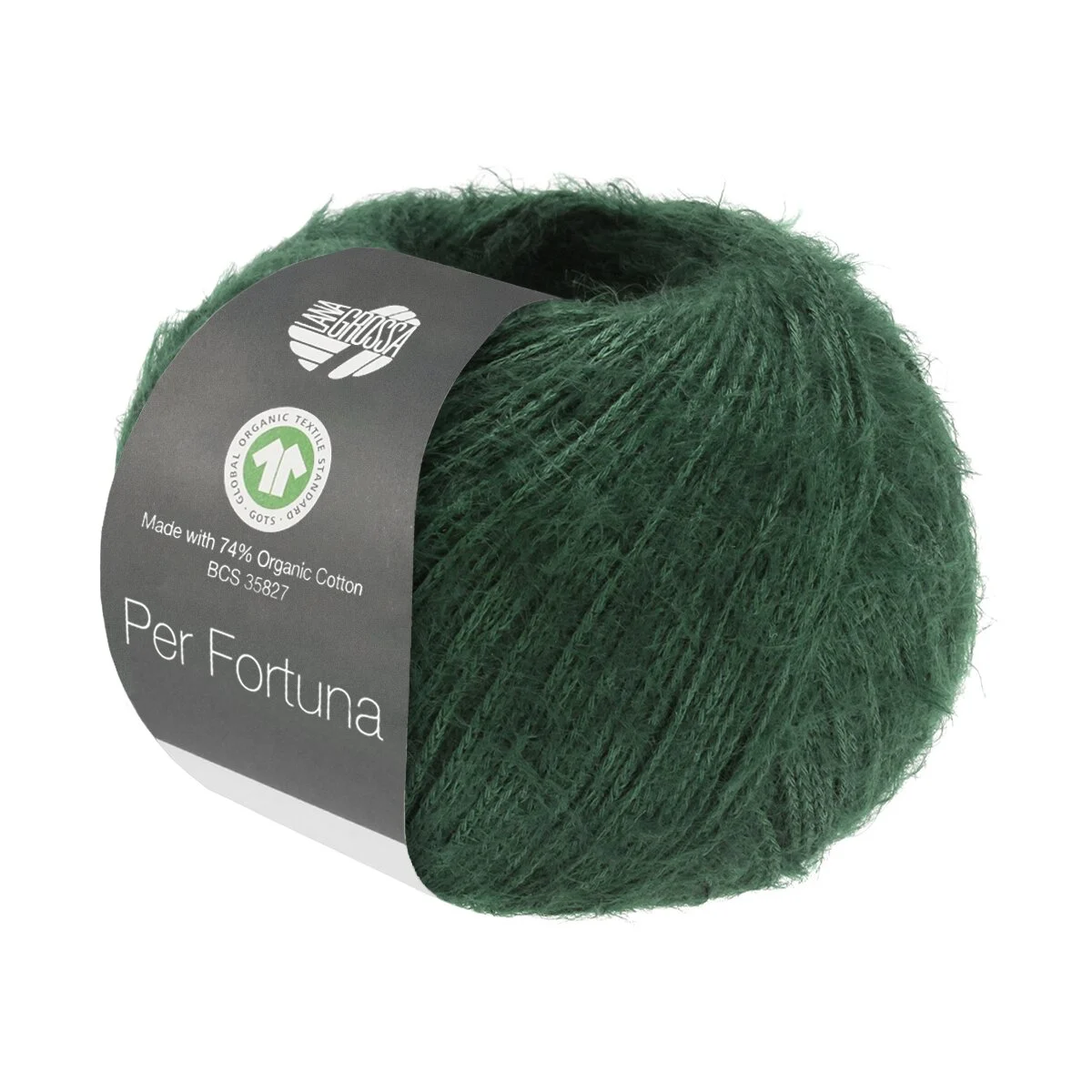 Lana Grossa - Per Fortuna GOTS 0061 dunkelgrün