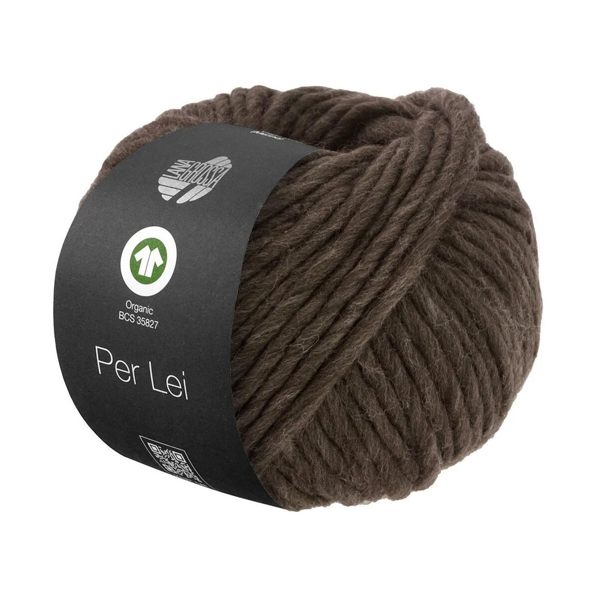 Lana Grossa - Per Lei GOTS 0049 schwarzbraun