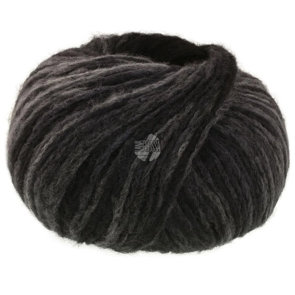 Lana Grossa - Picasso 0015 mittelgrau dunkelgrau anthrazit schwarz