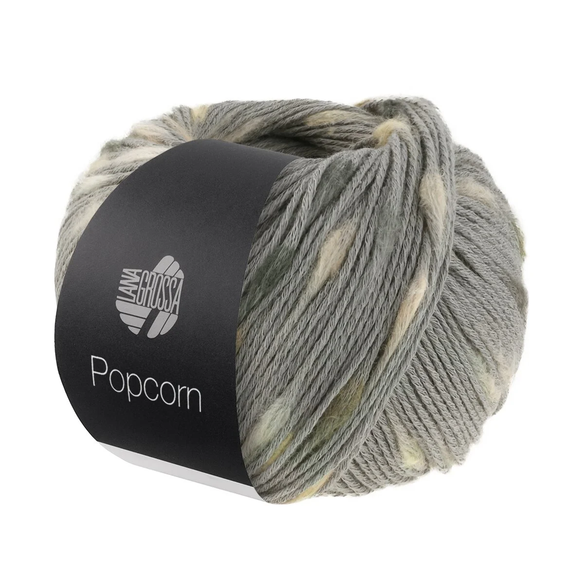 Lana Grossa - Popcorn 0011 grau beige grege camel