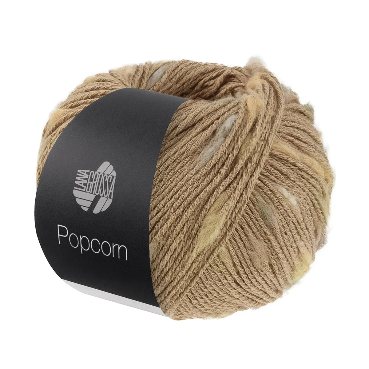 Lana Grossa - Popcorn 0012 camel beige sand grau