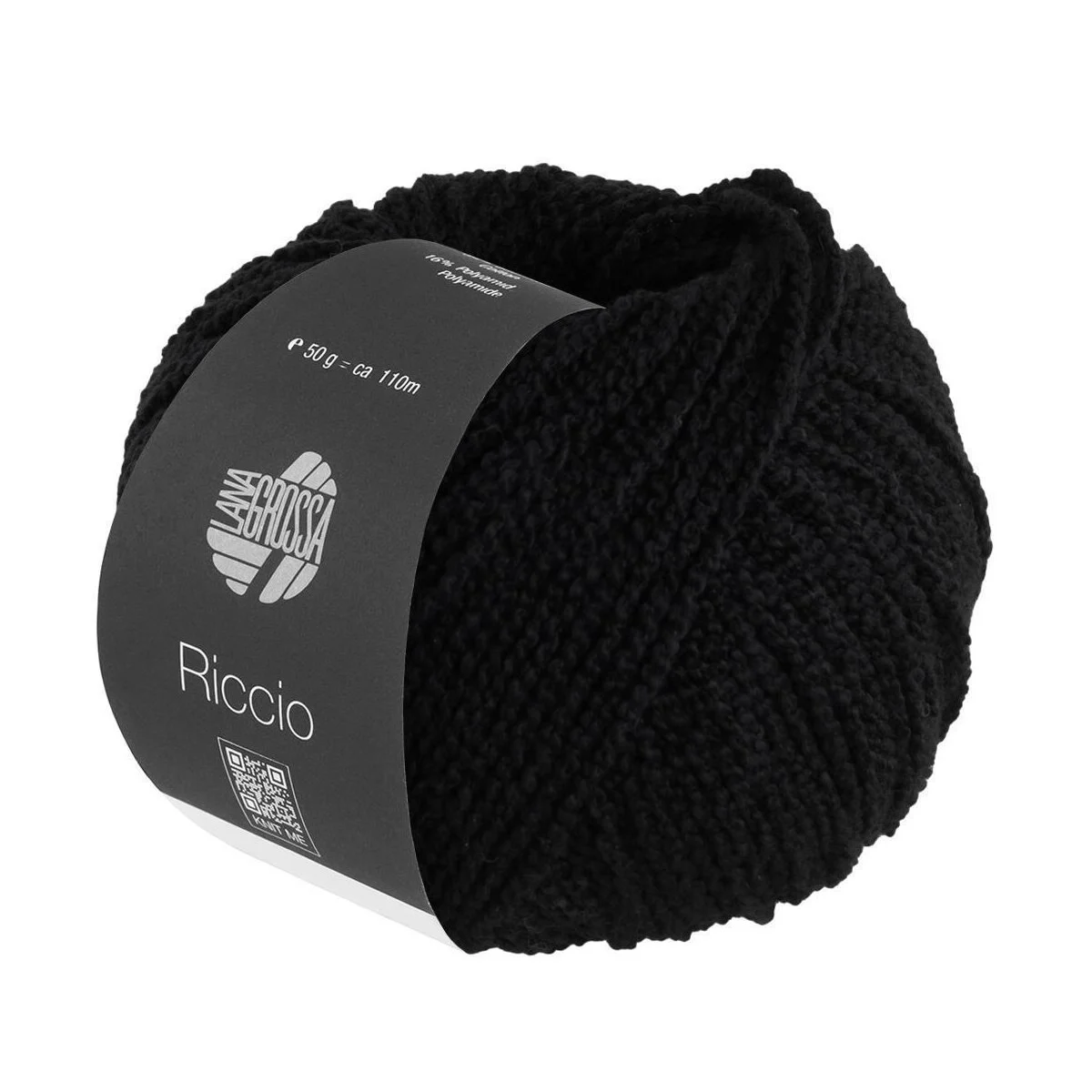Lana Grossa - Riccio 0008 schwarz