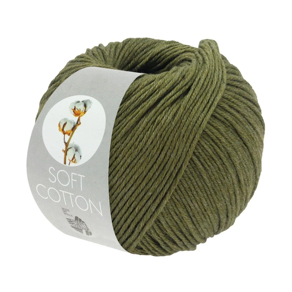 Lana Grossa - Soft Cotton 0050 dunkeloliv