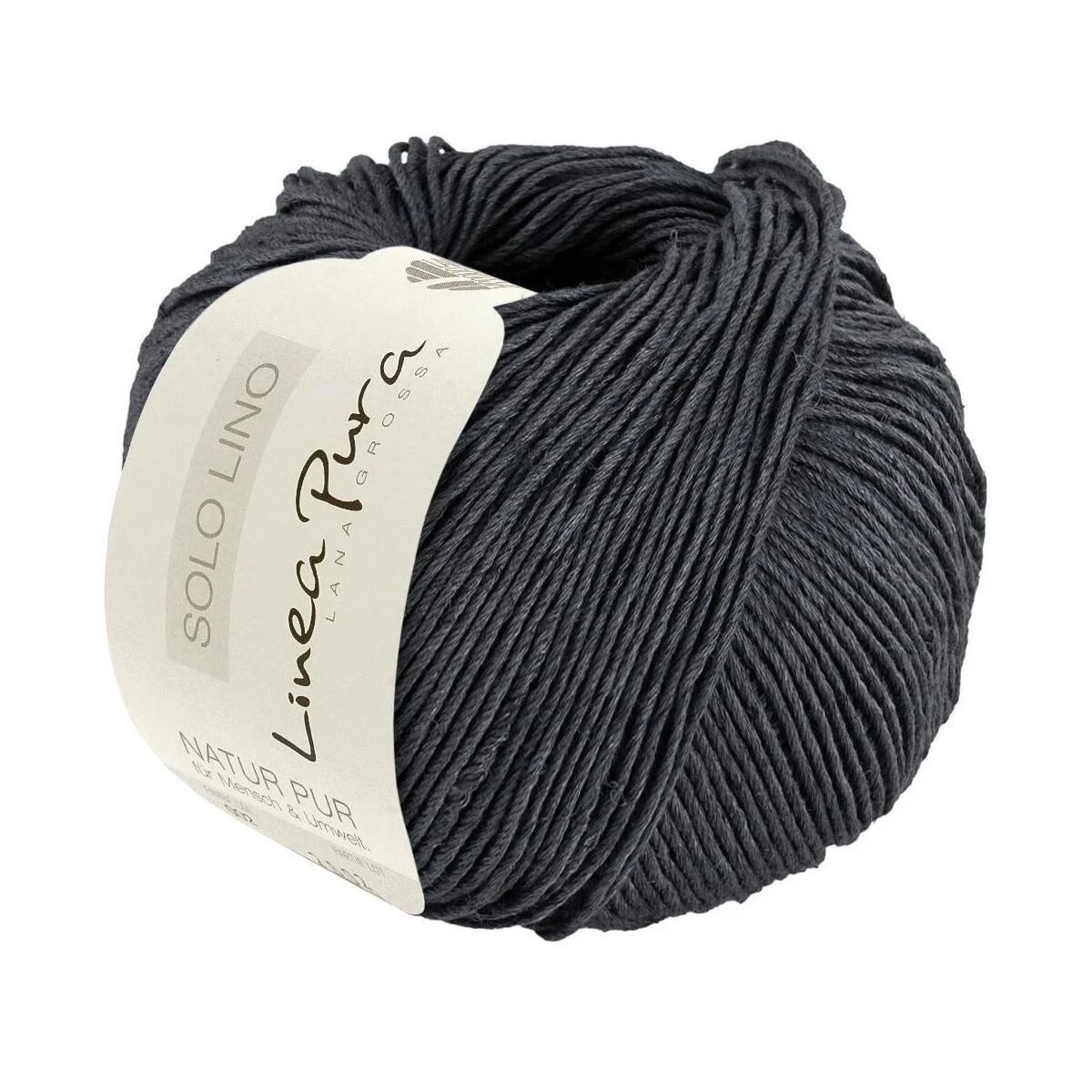 Lana Grossa - Solo Lino 0077 anthrazit