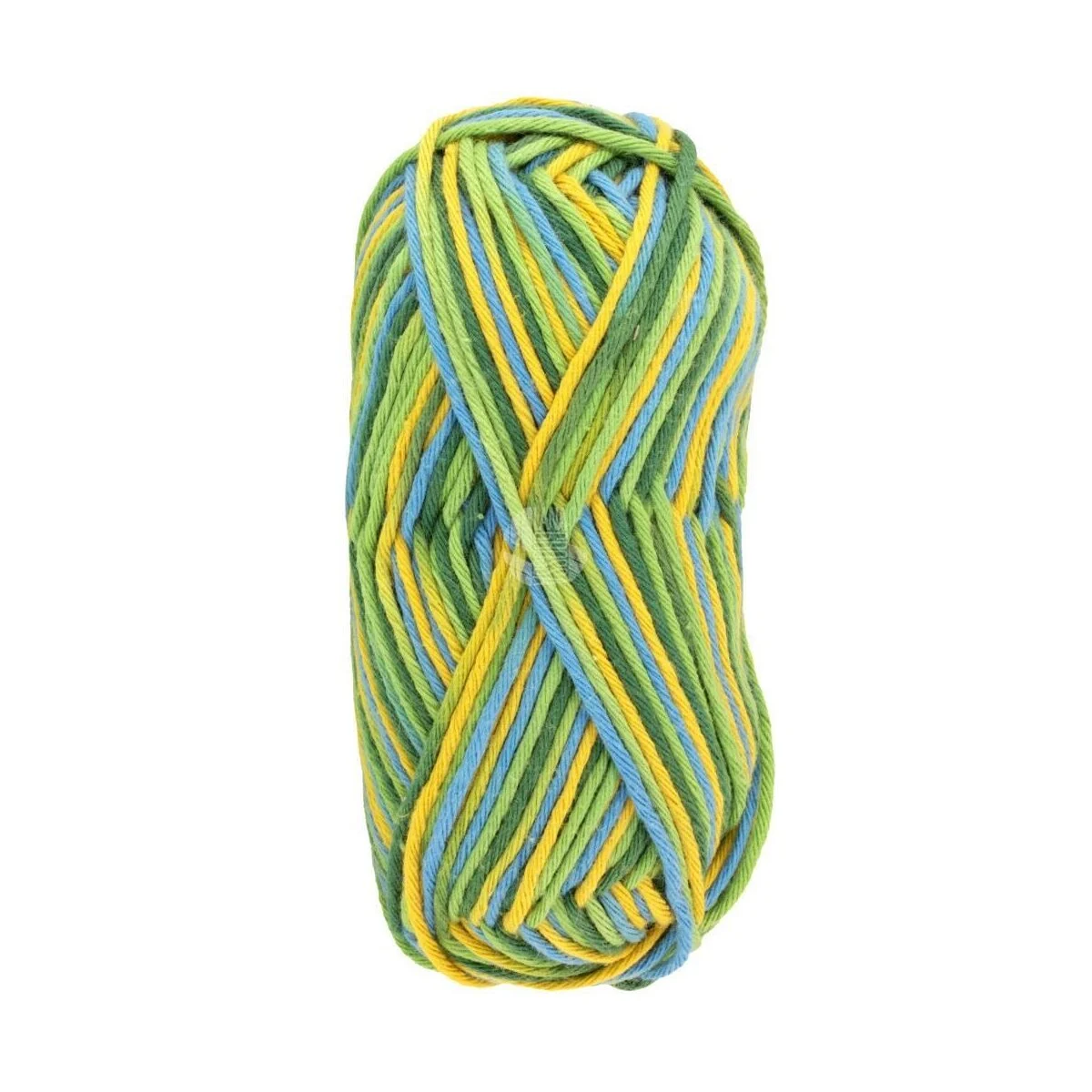 Lana Grossa - Star Print 0357 senfgelb grün blau opalgrün