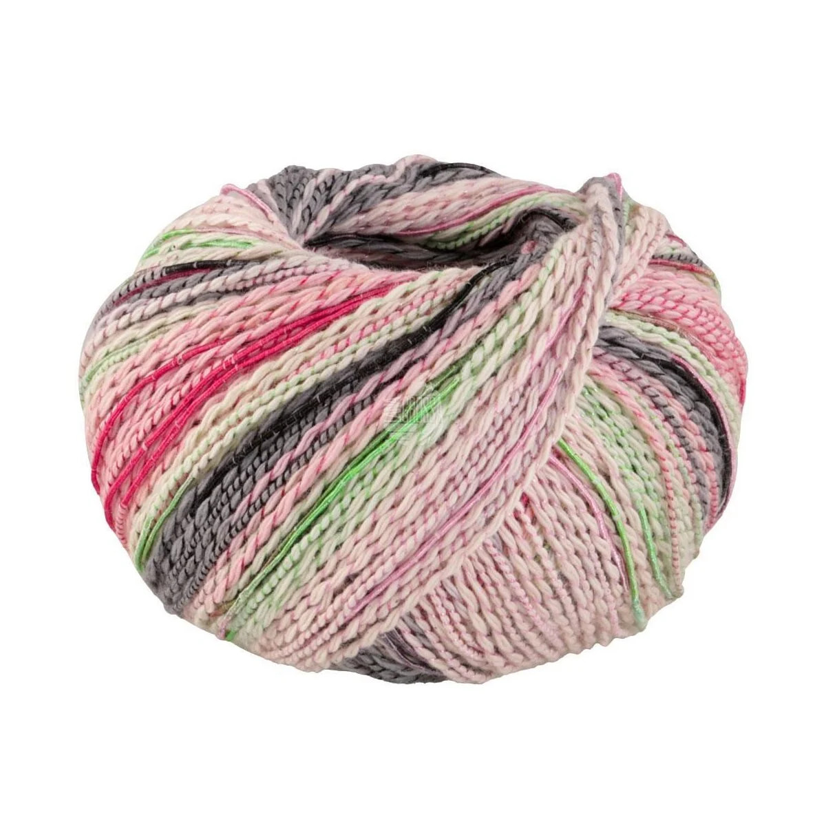 Lana Grossa - Torto 0007 blassgrün rosé rosa grün dunkelgrau anthrazit rot