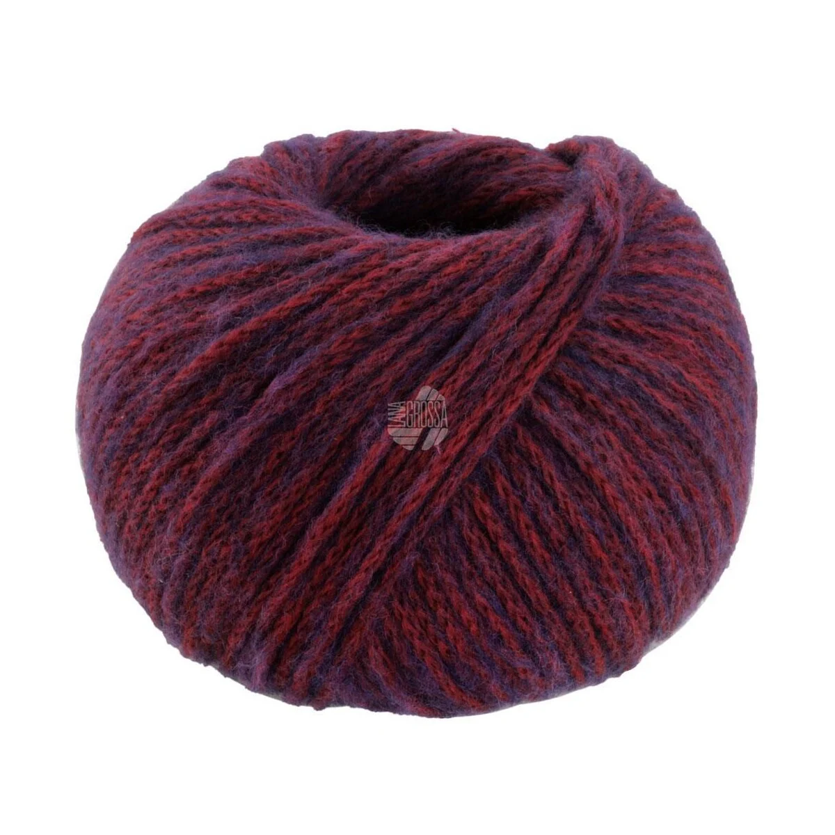 Lana Grossa - Twinny 0008 - weinrot, blauviolett