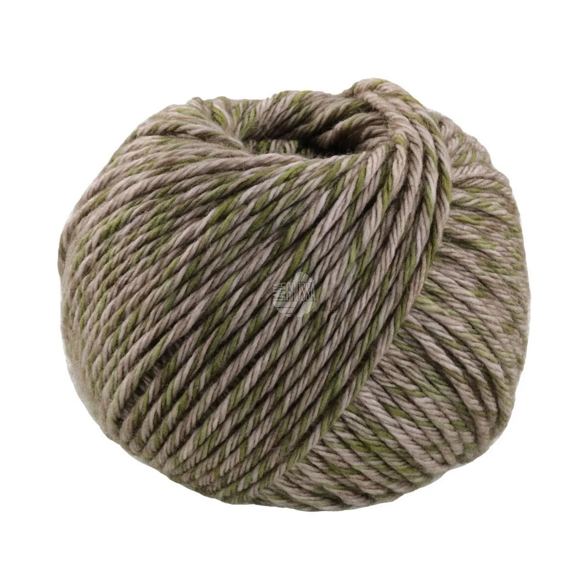 Lana Grossa - Vintage Chunky 0002 graubeige oliv