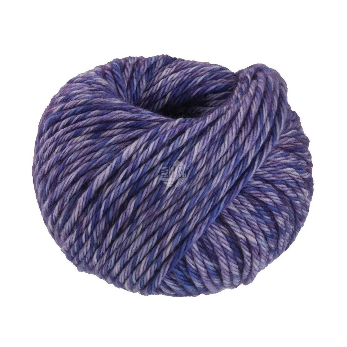 Lana Grossa - Vintage Chunky 0017 graulila dunkelblau