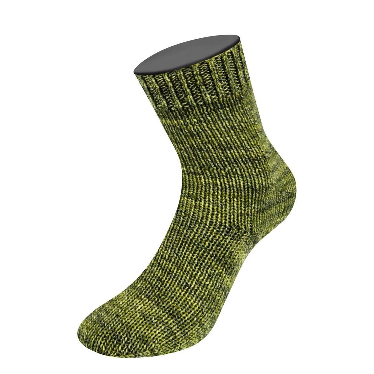 Lana Grossa - Vintage Socks 1002 maigrün apfelgrün dunkelgrün meliert