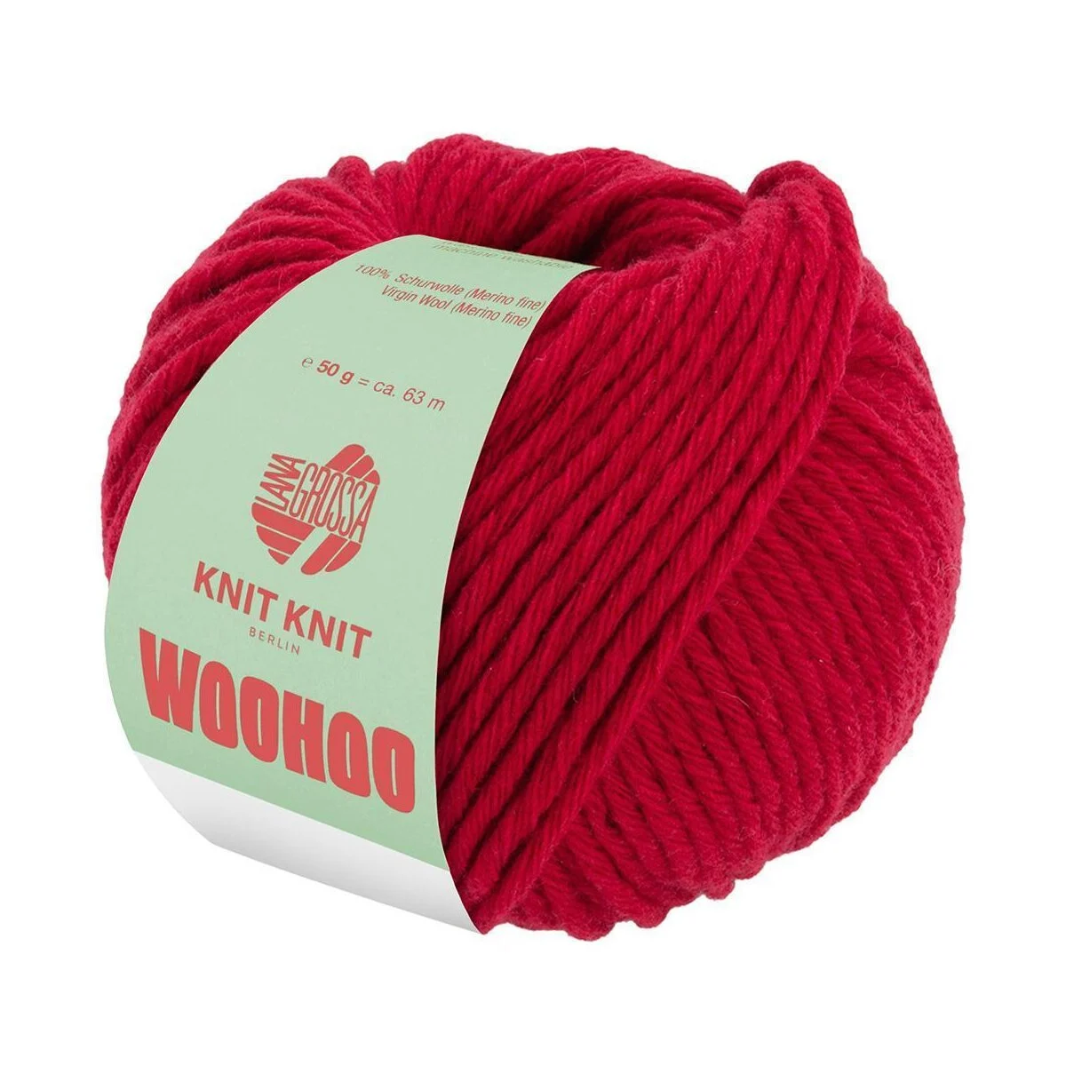 Lana Grossa - Woohoo 50g 0005 dunkelrot