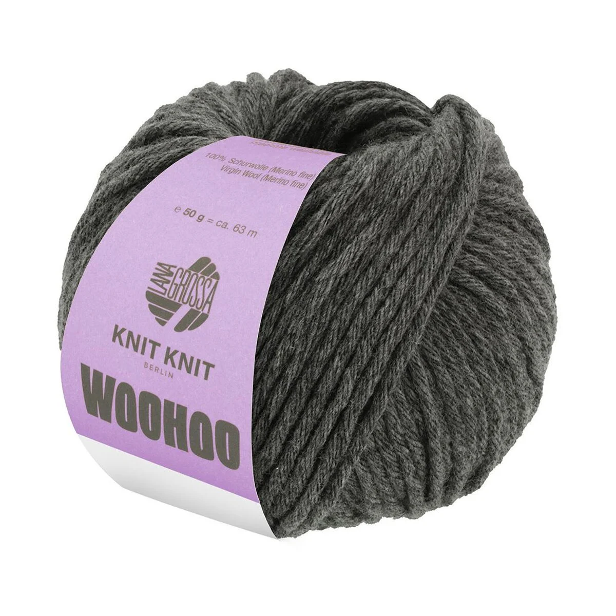 Lana Grossa - Woohoo 50g 0013 dunkelgrau