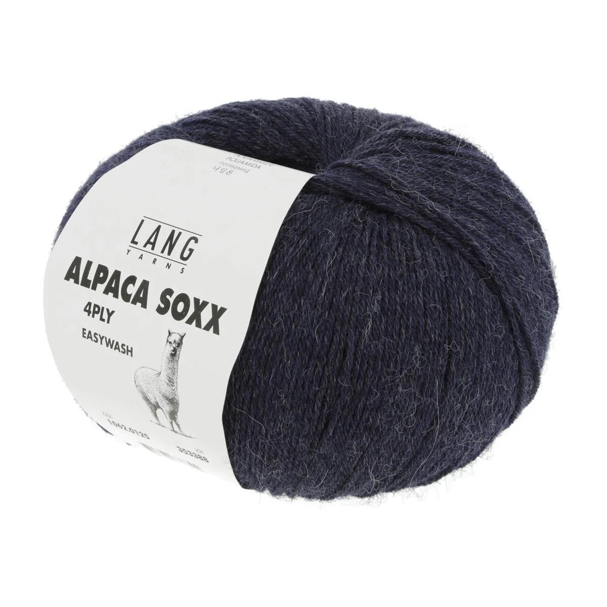 Lang Yarns - Alpaca Soxx 4-fach/4-PLY 0125 navy melange