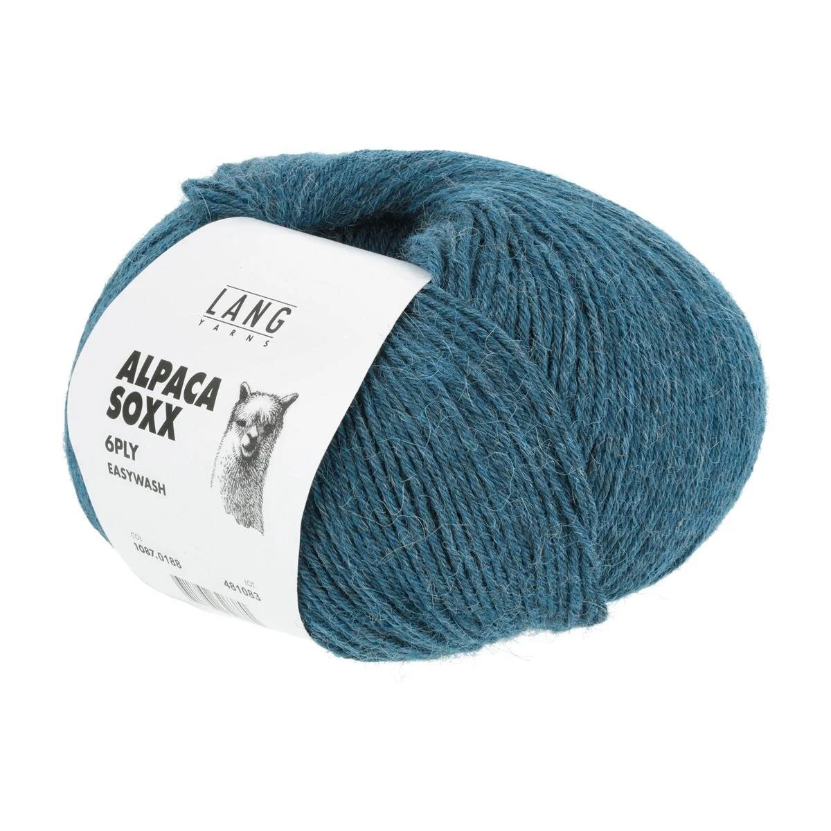 Lang Yarns - Alpaca Soxx 6-fach/6-PLY 0188 petrol hell melange