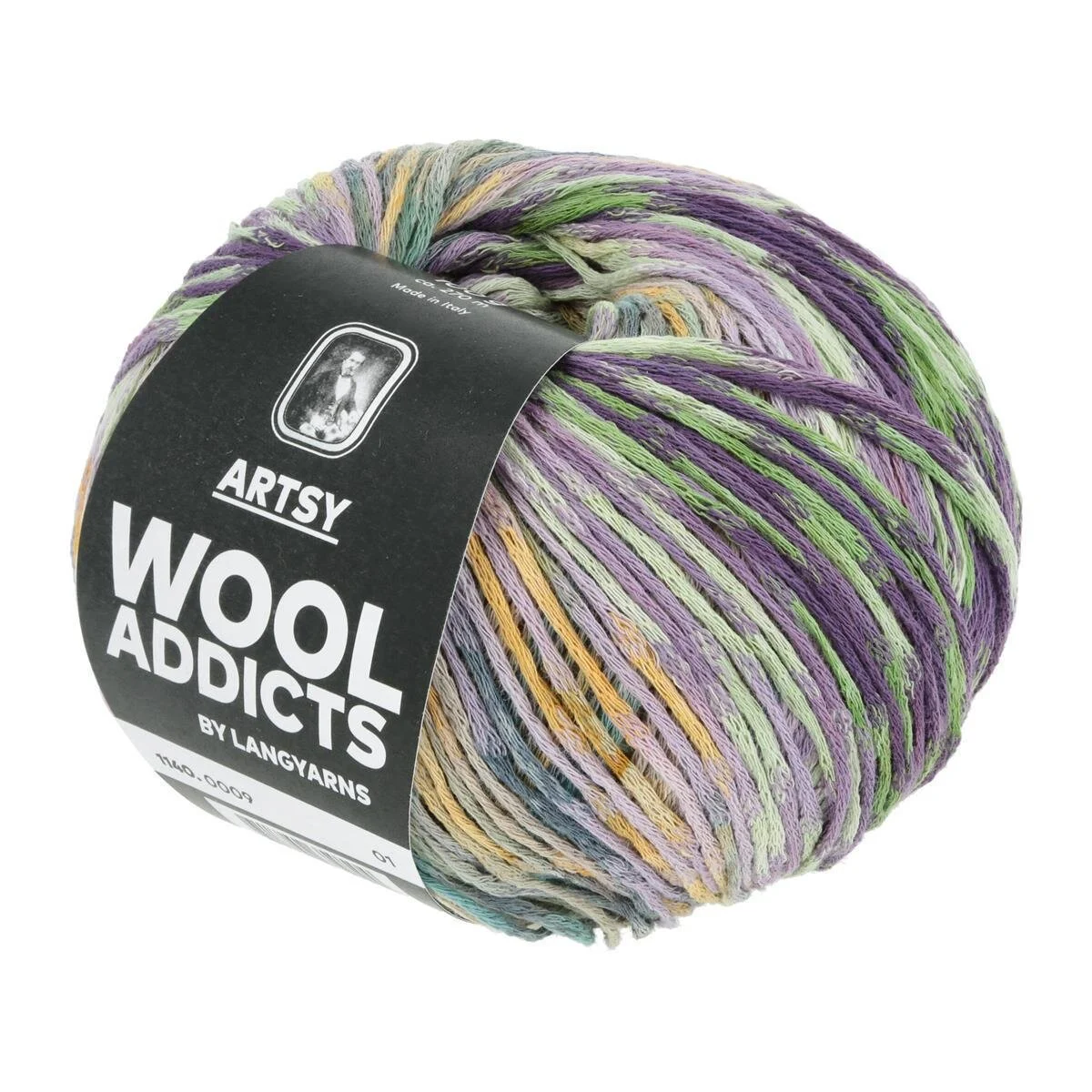 Lang Yarns - Artsy 0009 purple green orange blue