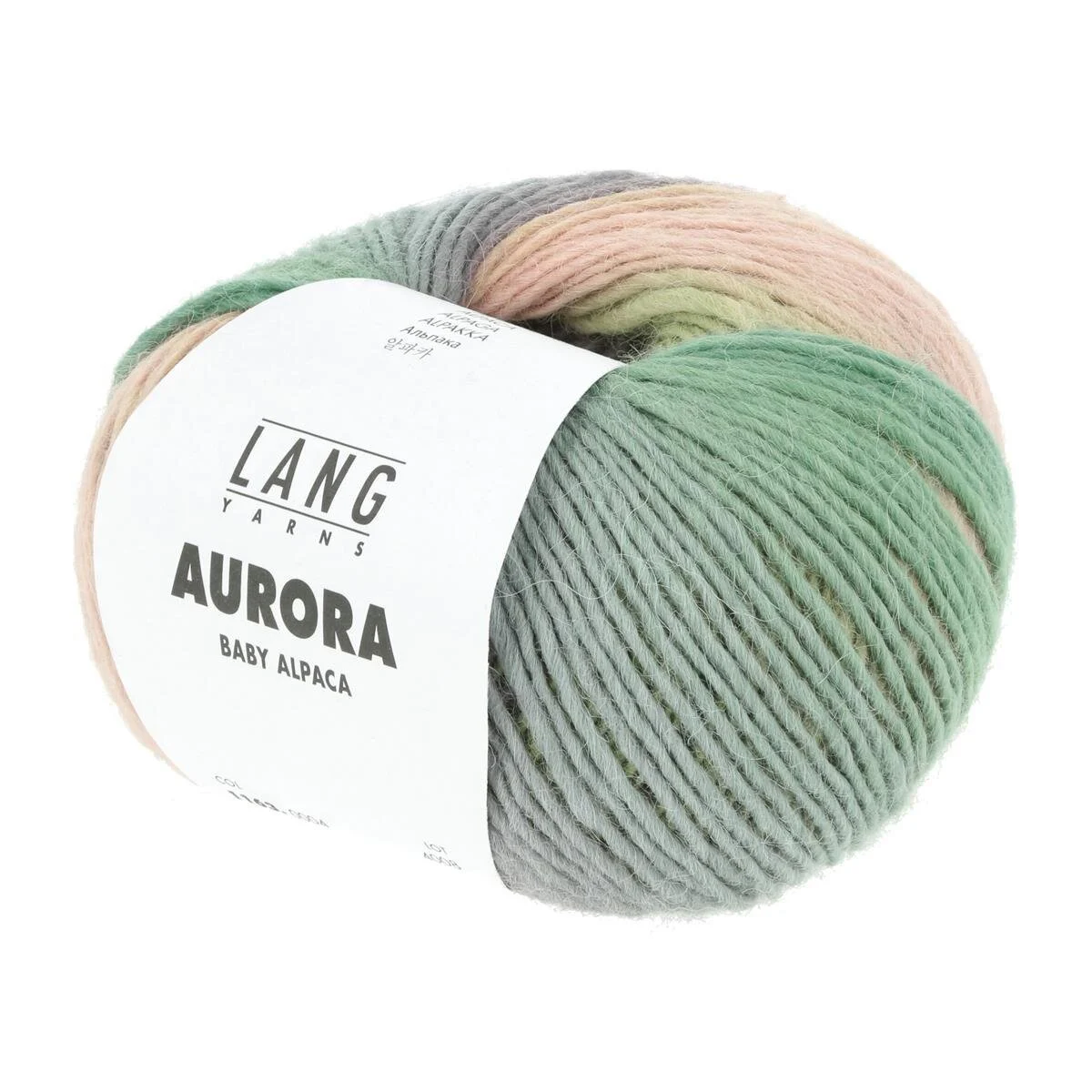 Lang Yarns - Aurora 0004 lime grün violett türkis