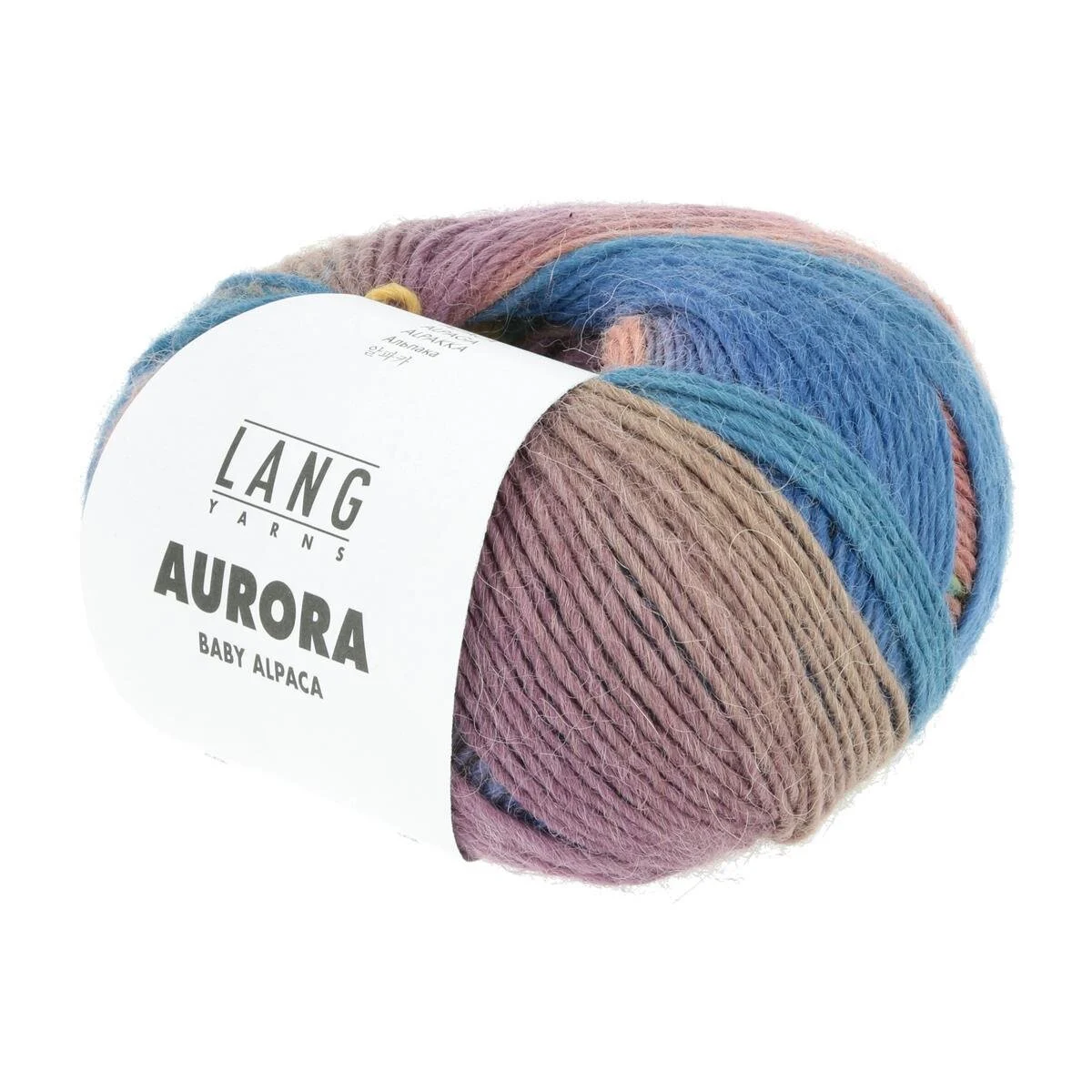 Lang Yarns - Aurora 0005 violett gelb blau pink
