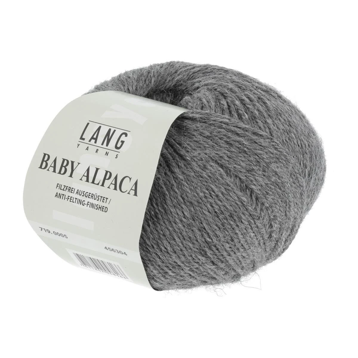 Lang Yarns - Baby Alpaca 0005 grau melange