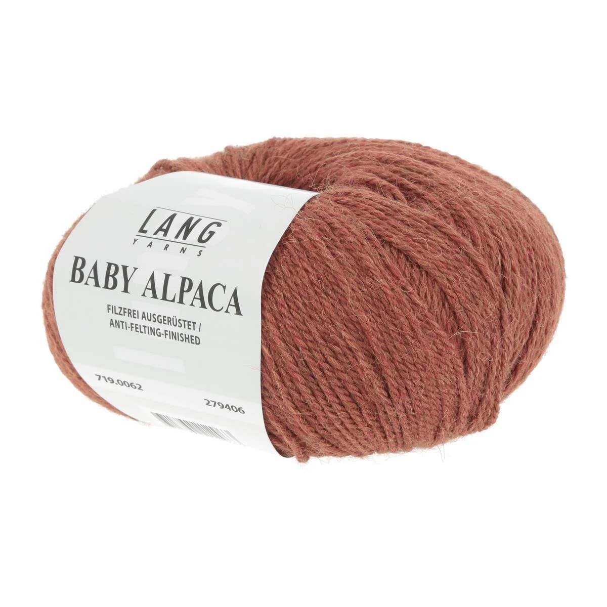 Lang Yarns - Baby Alpaca 0062 ziegel melange