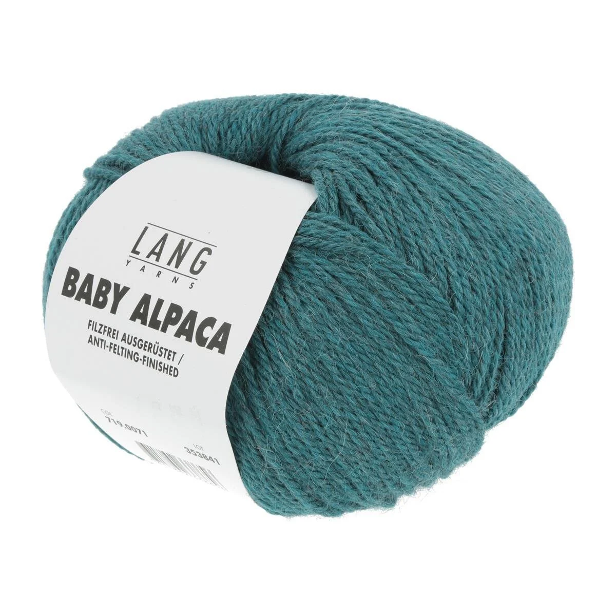 Lang Yarns - Baby Alpaca 0071 türkis melange