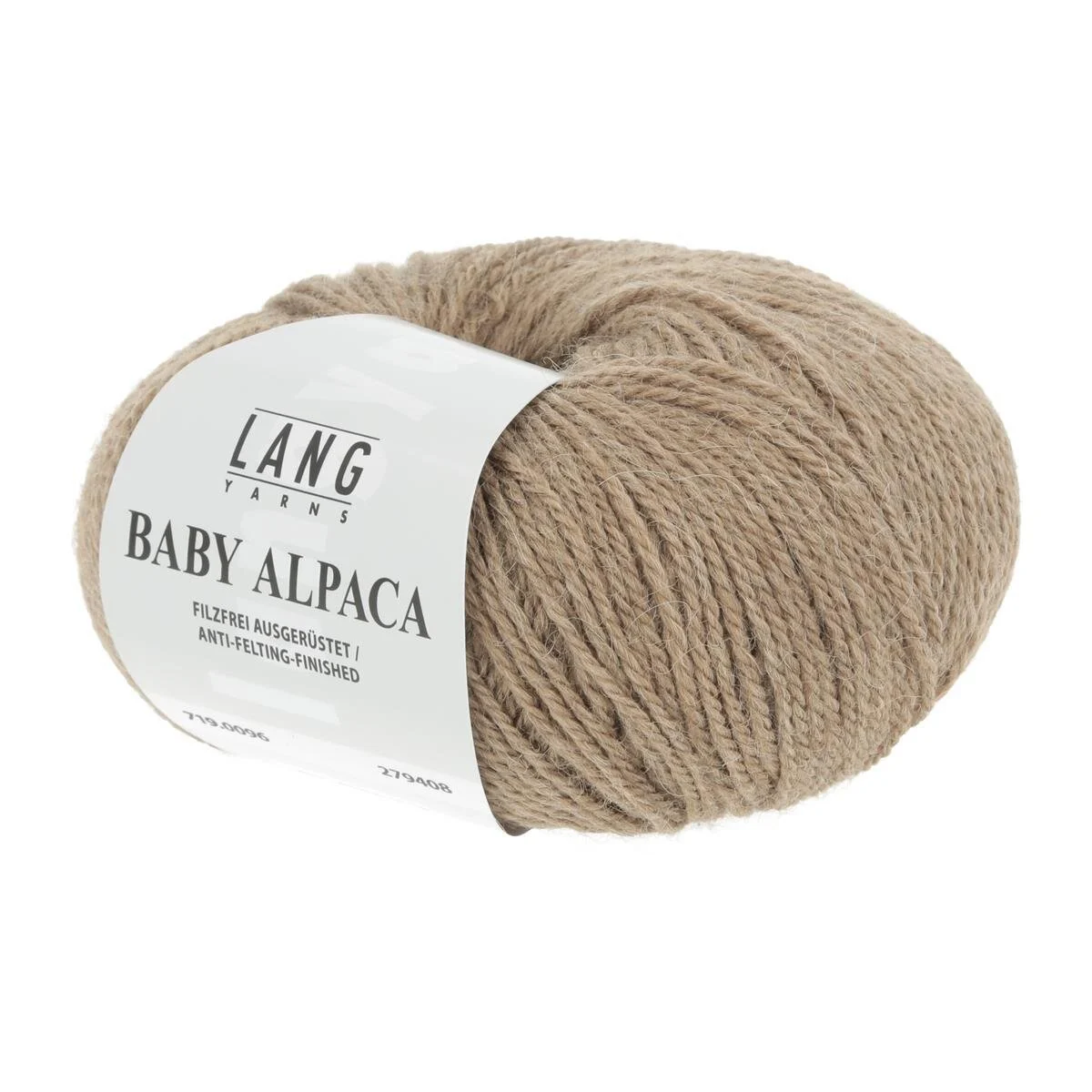 Lang Yarns - Baby Alpaca 0096 hellbraun melange