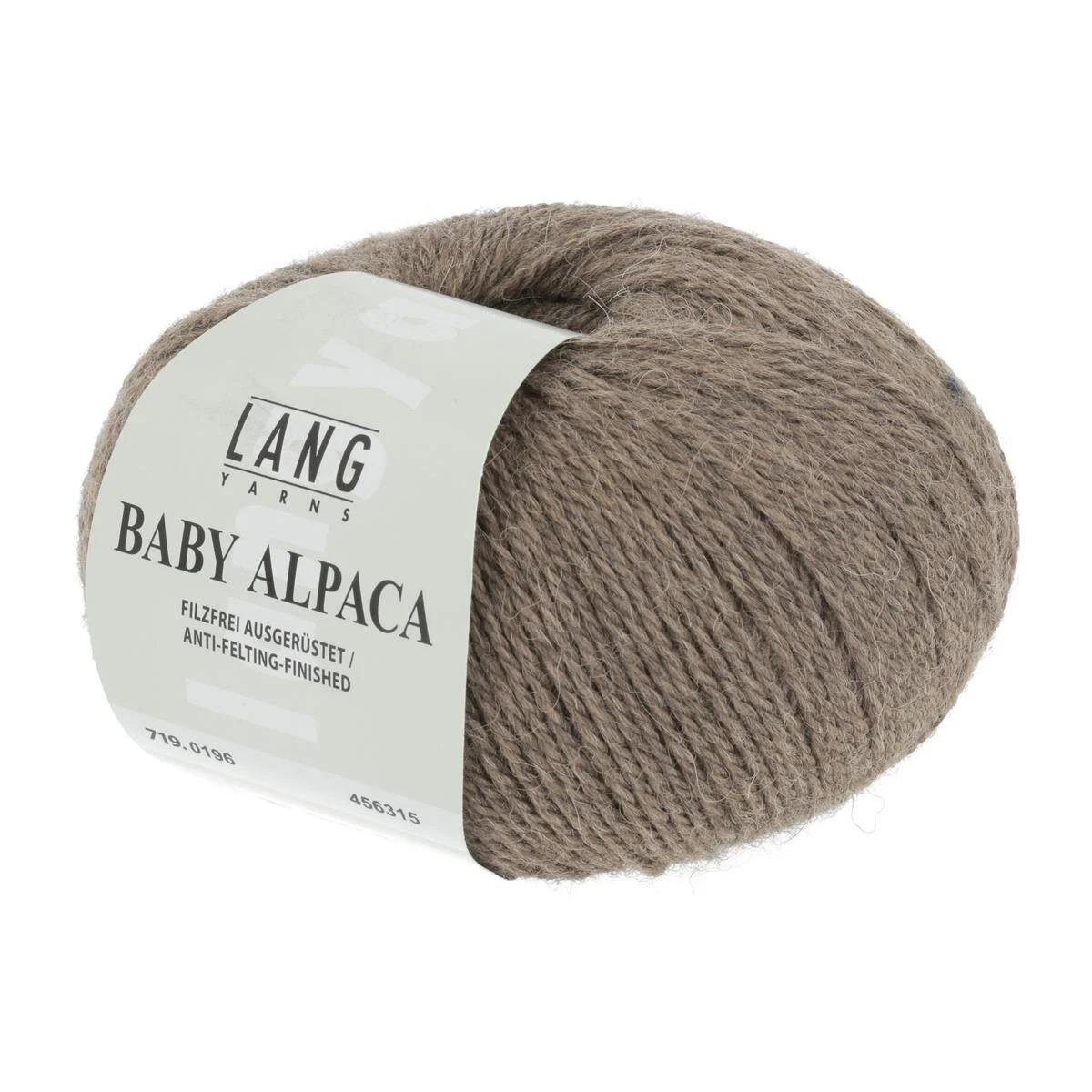 Lang Yarns - Baby Alpaca 0196 hellbraun