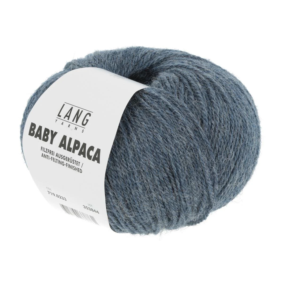 Lang Yarns - Baby Alpaca 0233 jeans hell melange