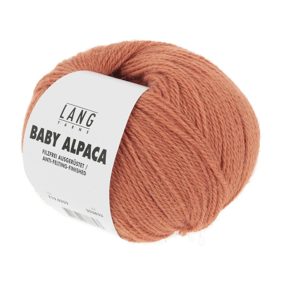 Lang Yarns - Baby Alpaca 0259 orange