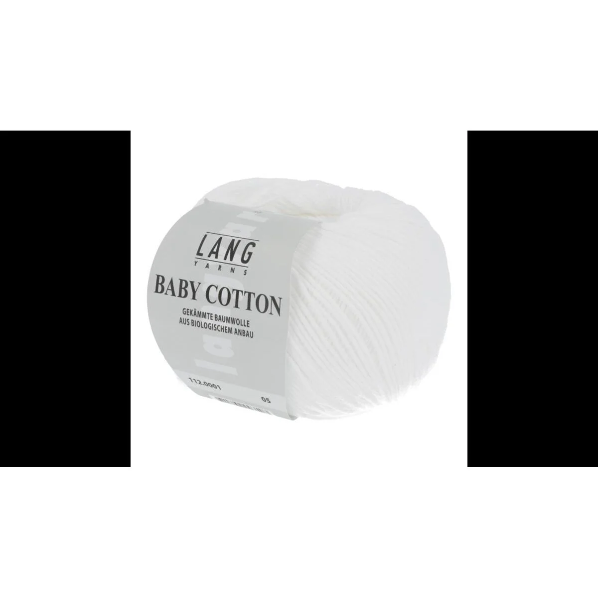 Lang Yarns - Baby Cotton 0001 weiss