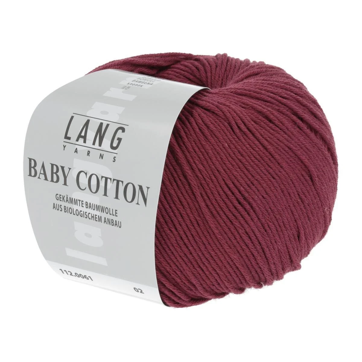 Lang Yarns - Baby Cotton 0061 dunkelrot