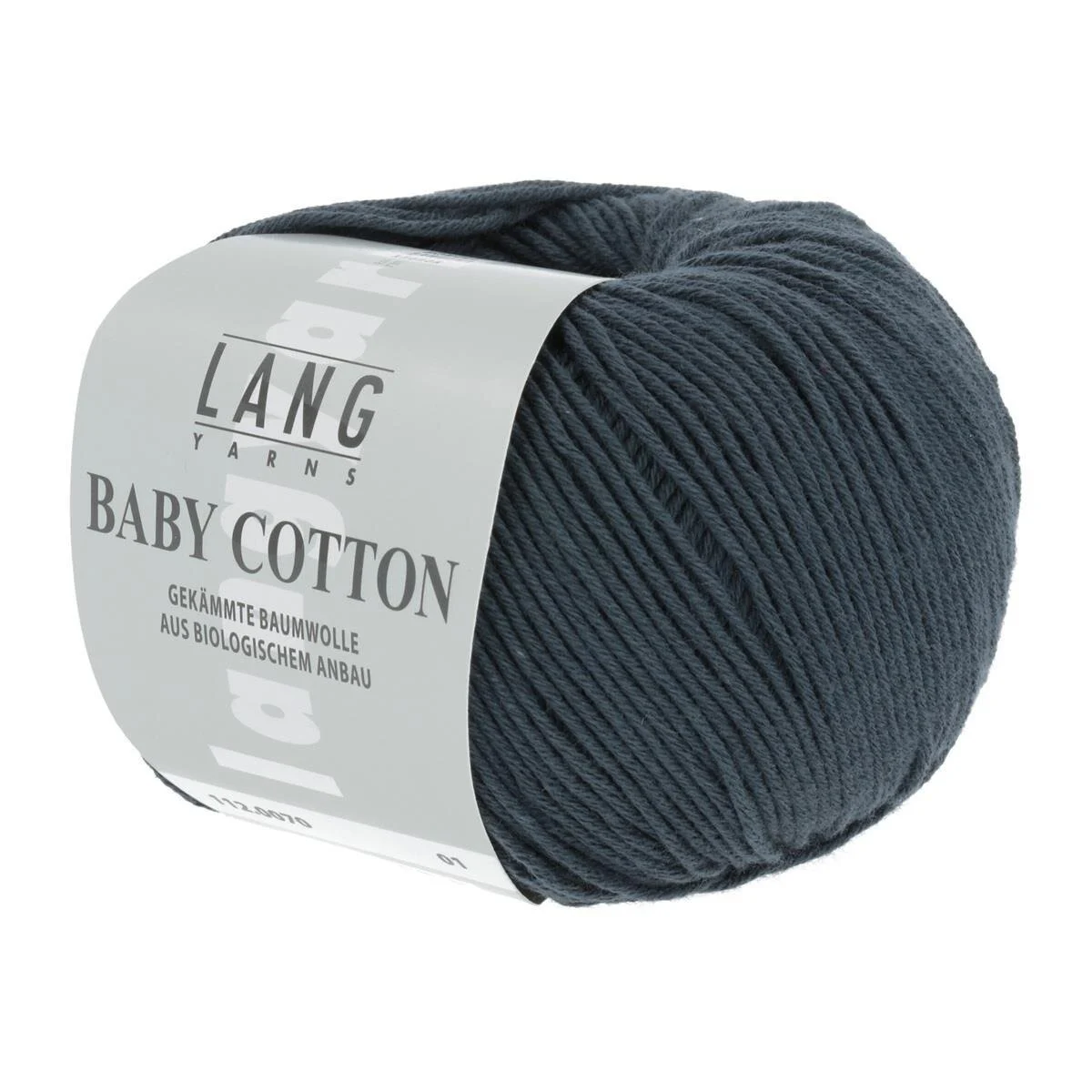 Lang Yarns - Baby Cotton 0070 dunkelgrau