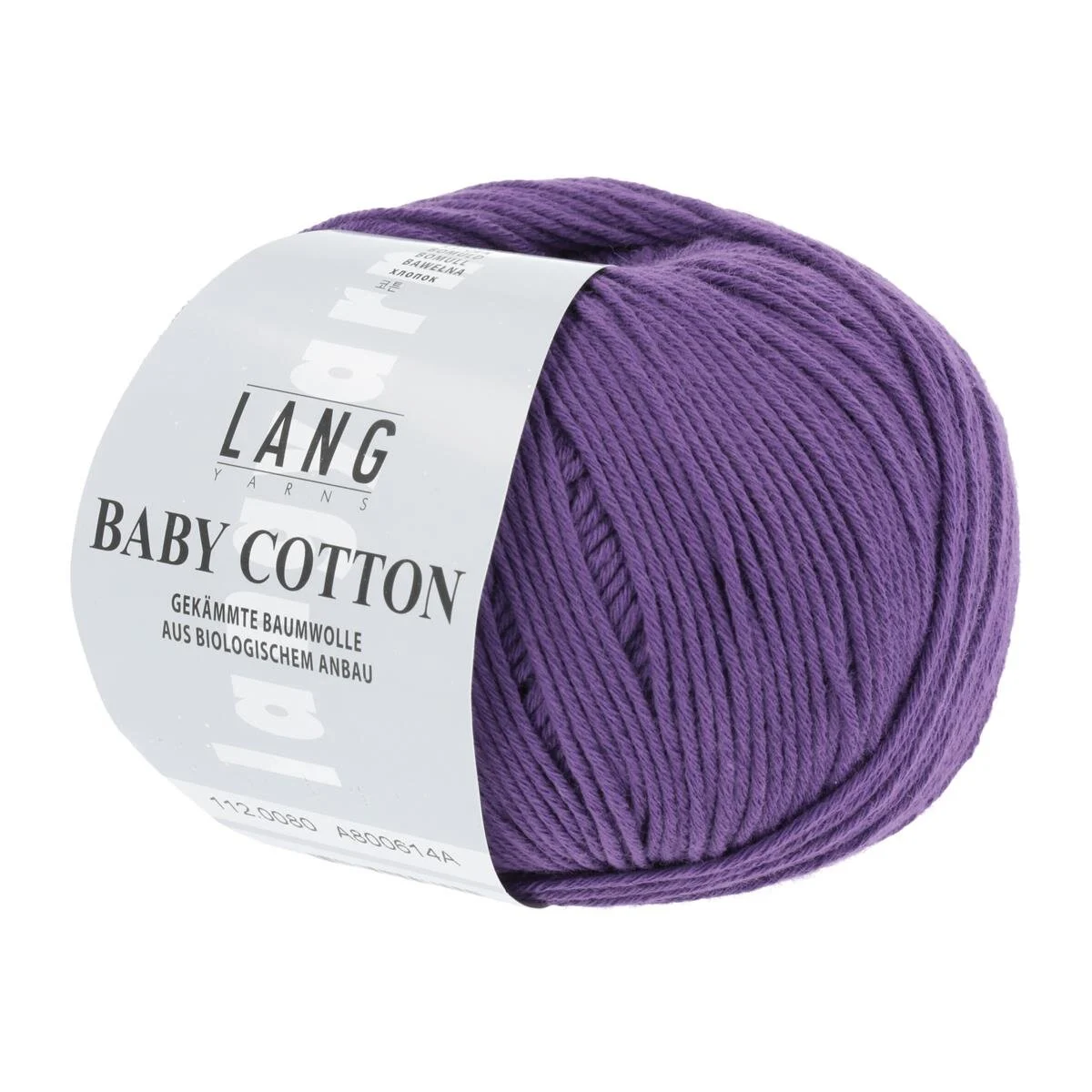 Lang Yarns - Baby Cotton 0080 violett