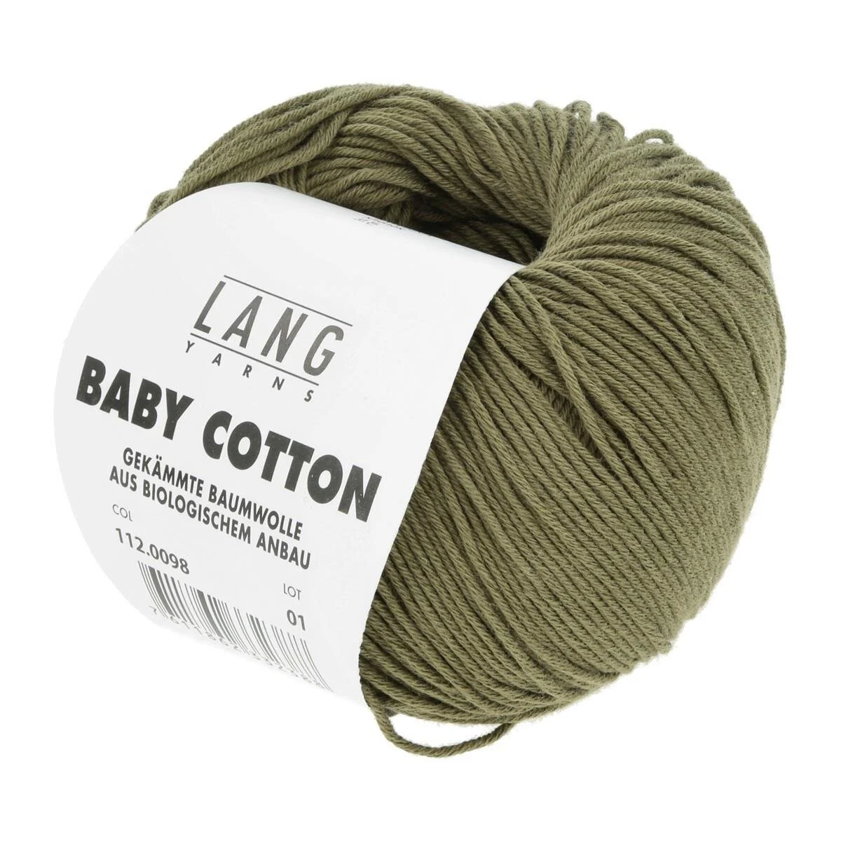 Lang Yarns - Baby Cotton 0098 oliv