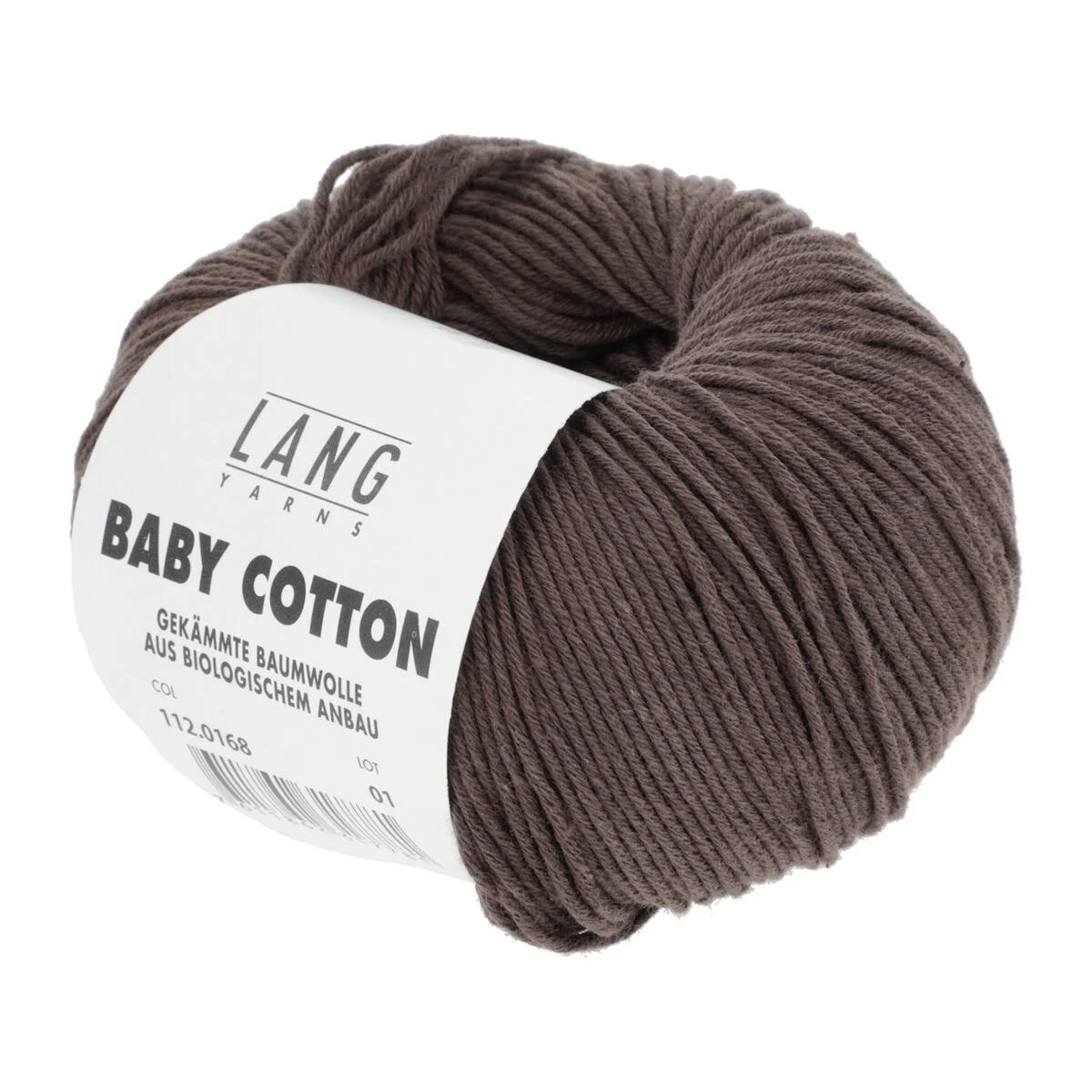 Lang Yarns - Baby Cotton 0168 dunkelbraun