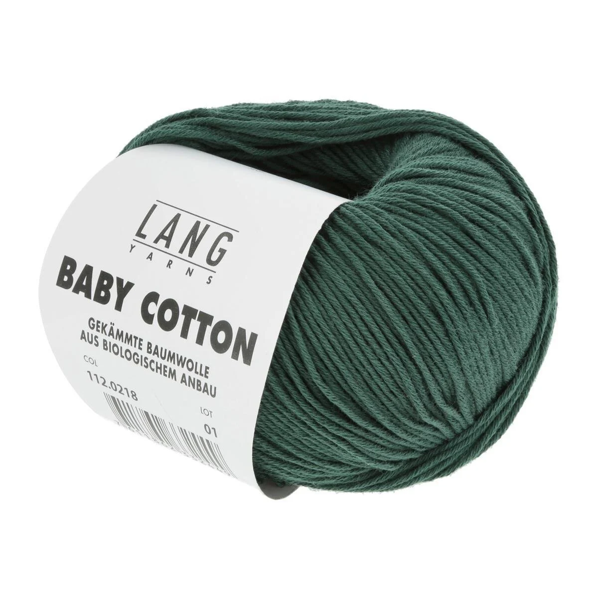 Lang Yarns - Baby Cotton 0218 dunkelgrün