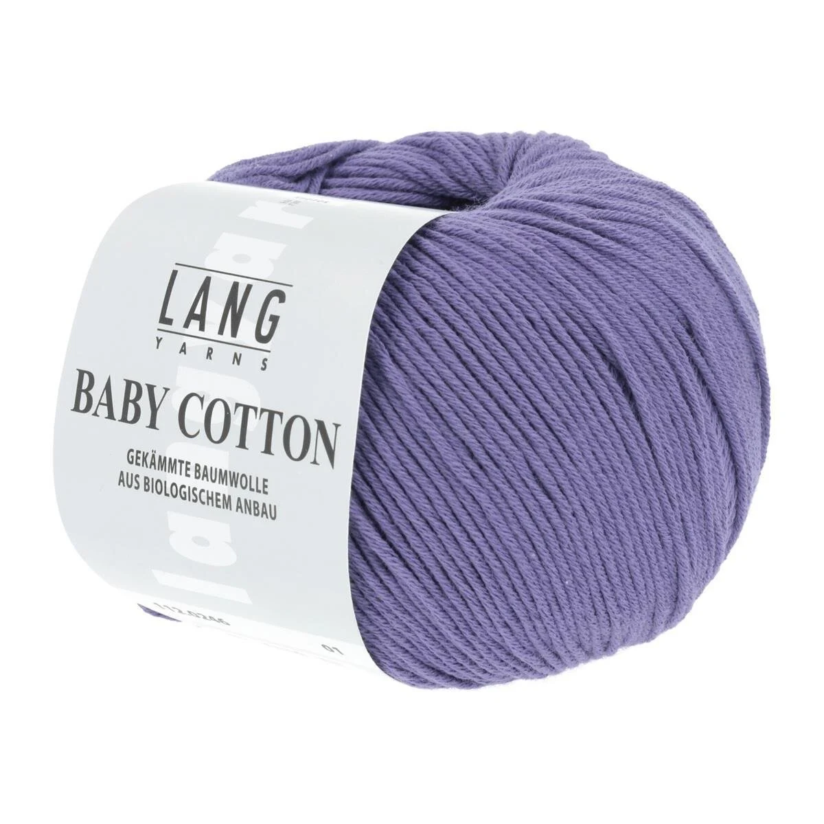 Lang Yarns - Baby Cotton 0246 lila dunkel