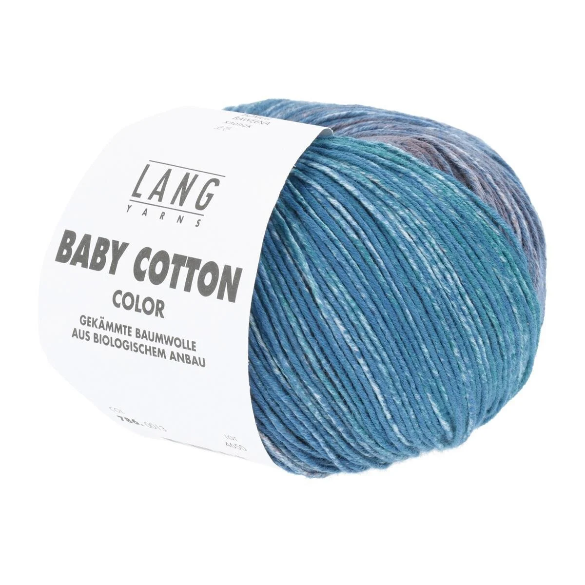 Lang Yarns - Baby Cotton Color 0013 pink blau