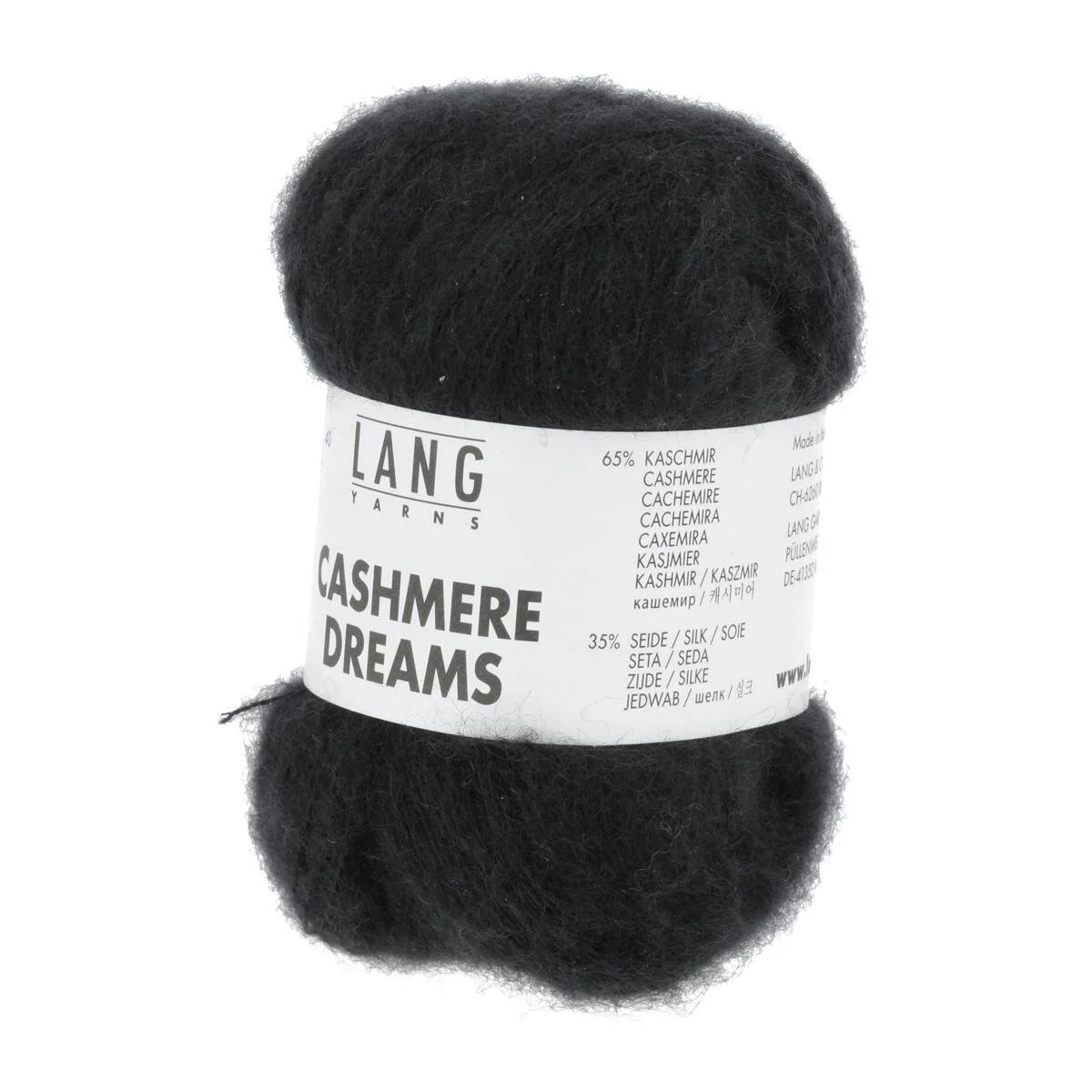 Lang Yarns - Cashmere Dreams 0004 schwarz