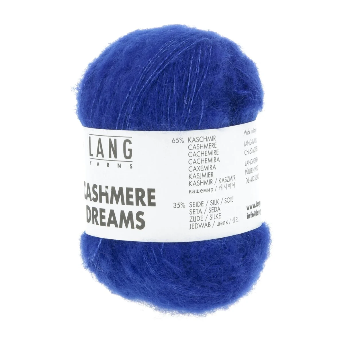 Lang Yarns - Cashmere Dreams 0006 blau royal