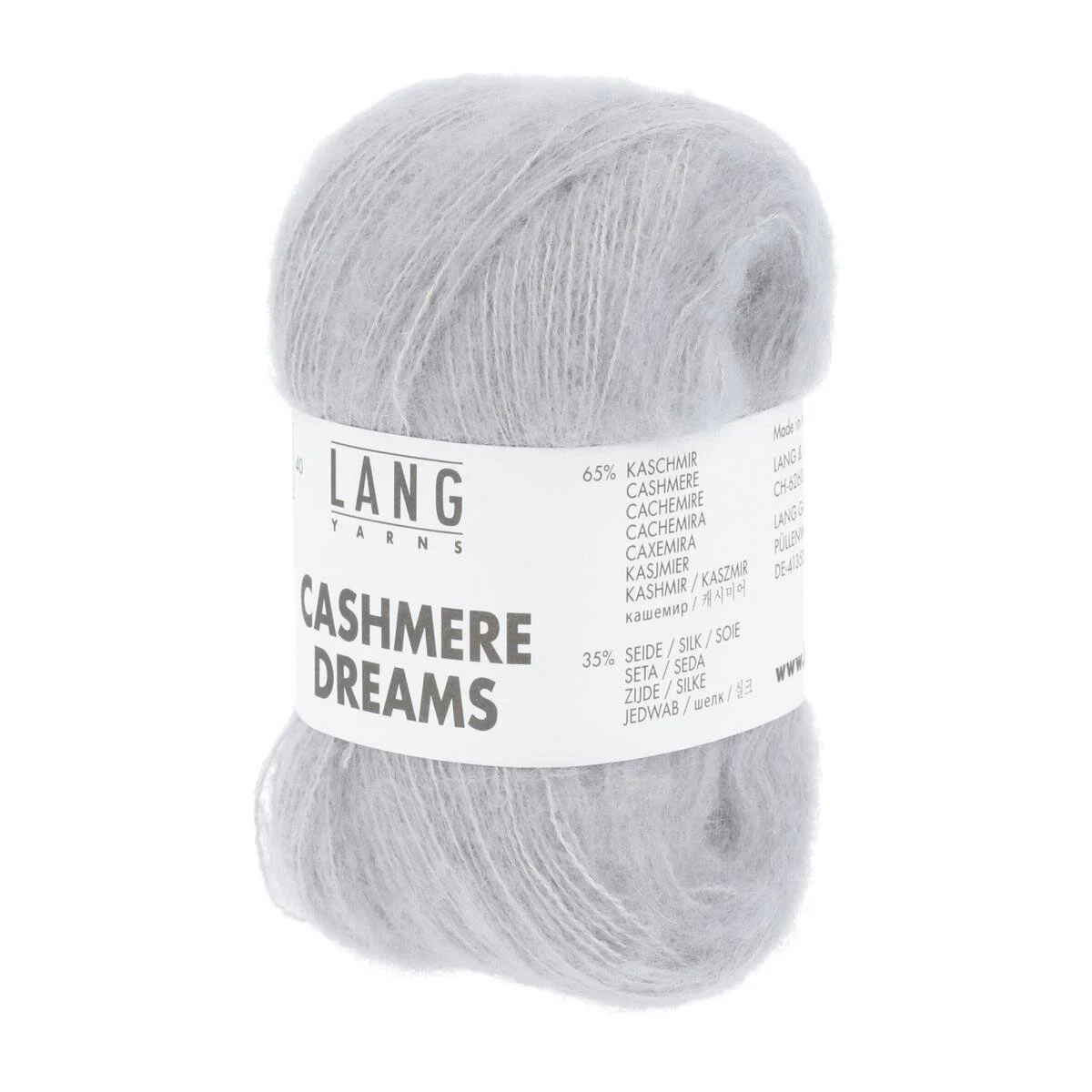 Lang Yarns - Cashmere Dreams 0023 hellgrau melange