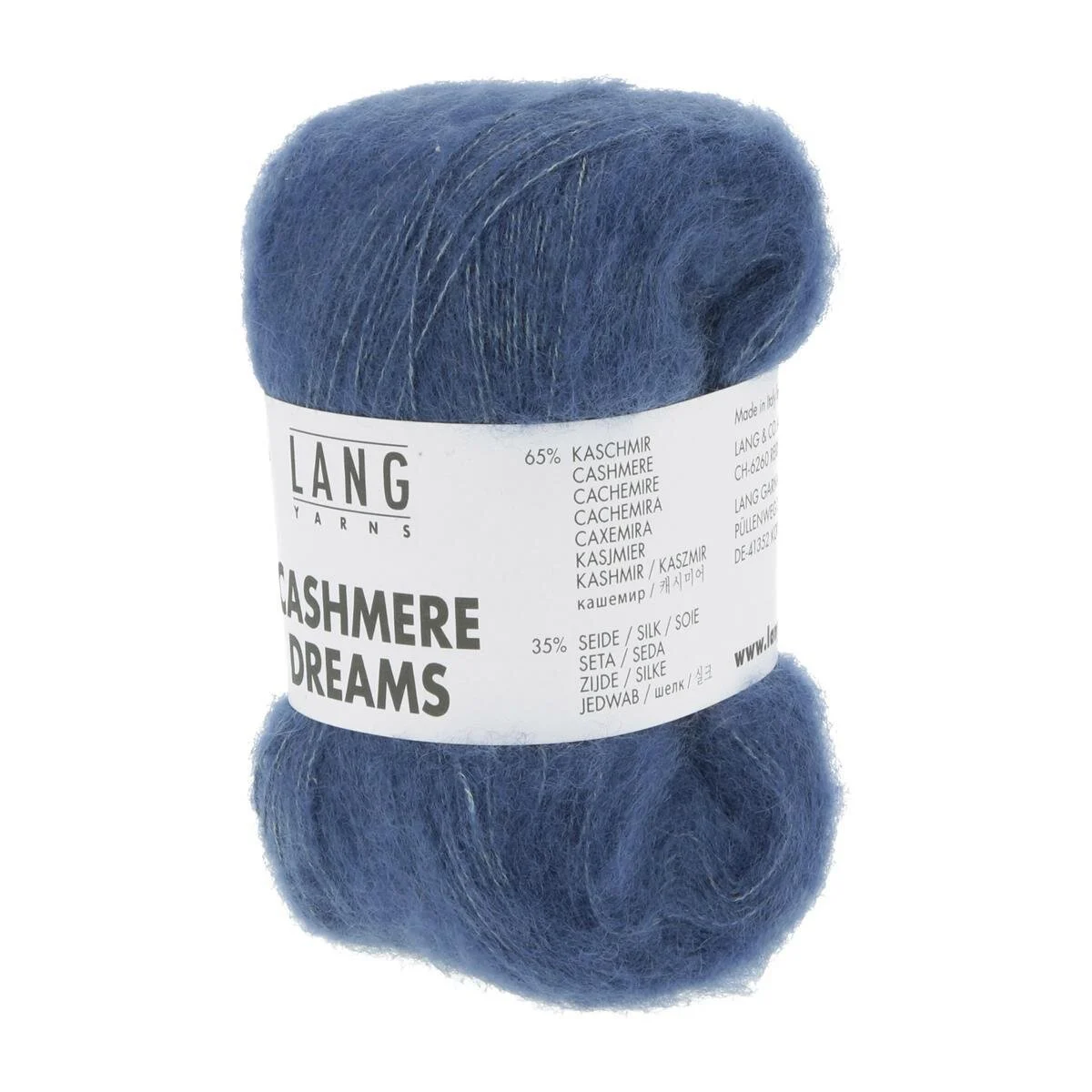 Lang Yarns - Cashmere Dreams 0034 jeans dunkel