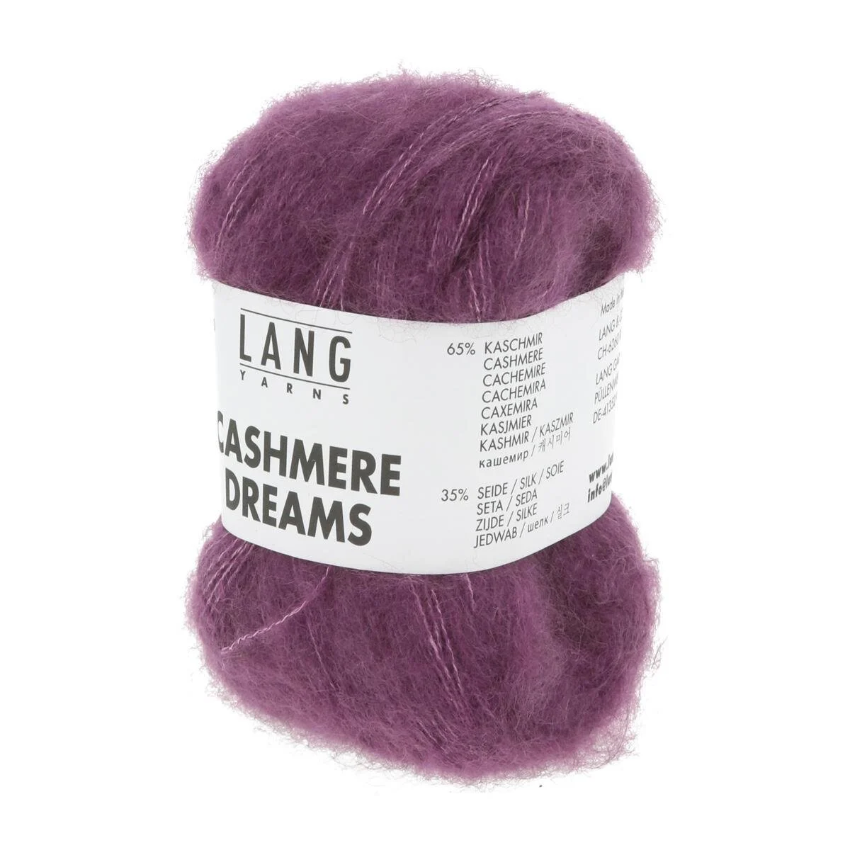 Lang Yarns - Cashmere Dreams 0080 aubergine
