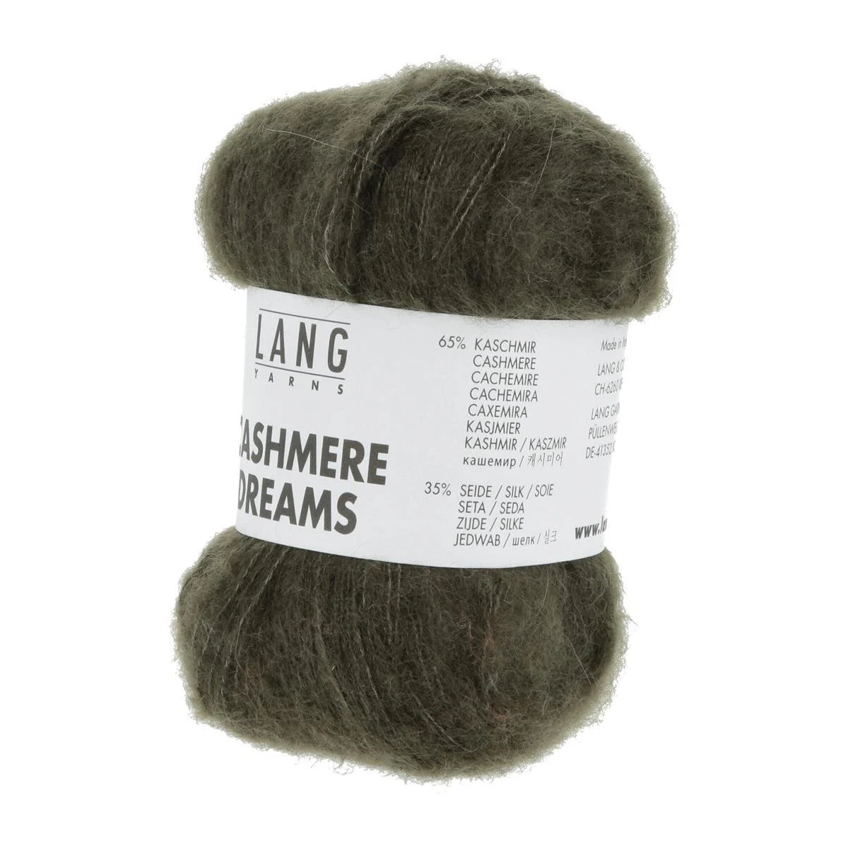 Lang Yarns - Cashmere Dreams 0098 olive