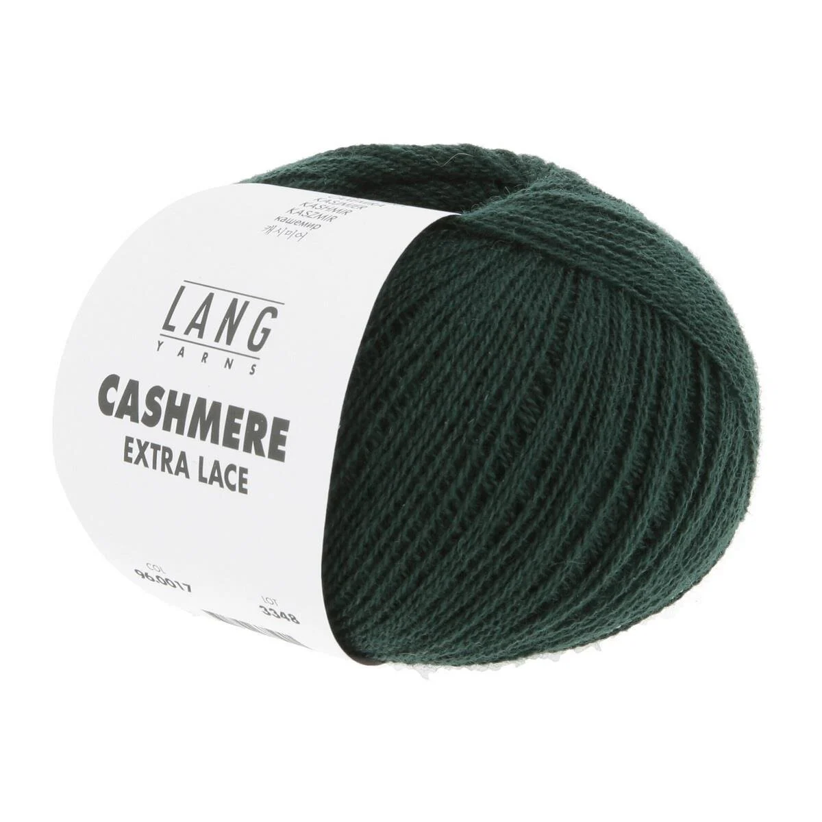 Lang Yarns - Cashmere Extra Lace 0017 tanne