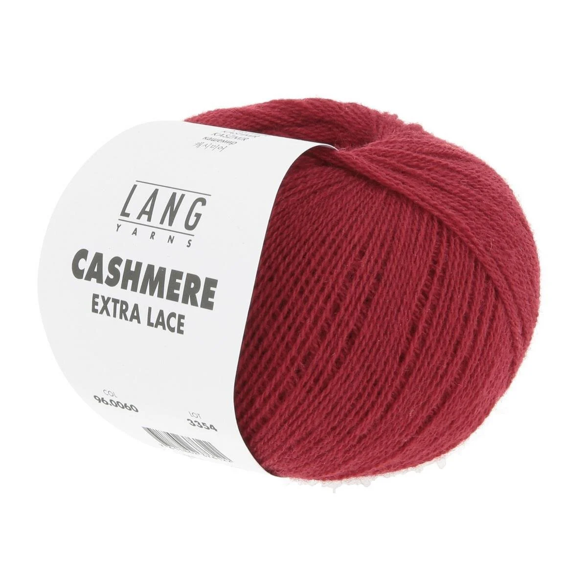 Lang Yarns - Cashmere Extra Lace 0060 rot