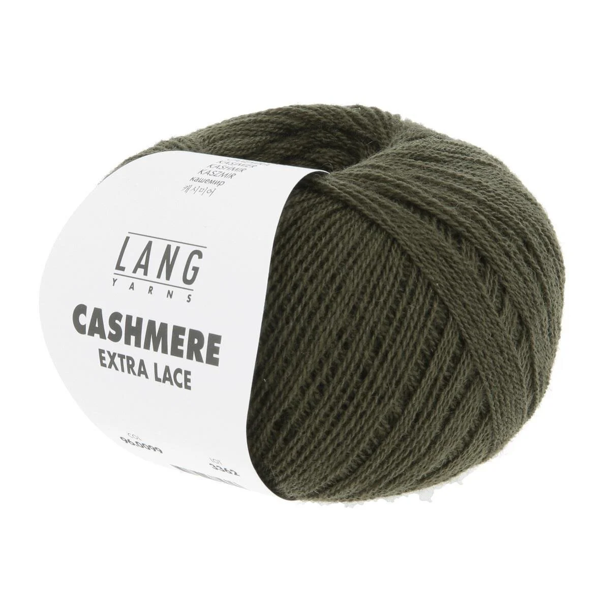 Lang Yarns - Cashmere Extra Lace 0099 armeegrün