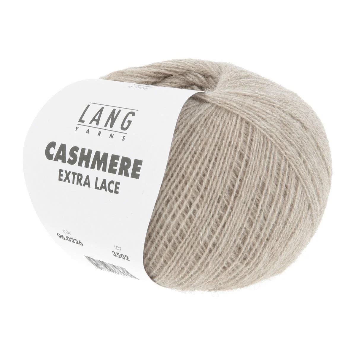 Lang Yarns - Cashmere Extra Lace 0226 sand melange
