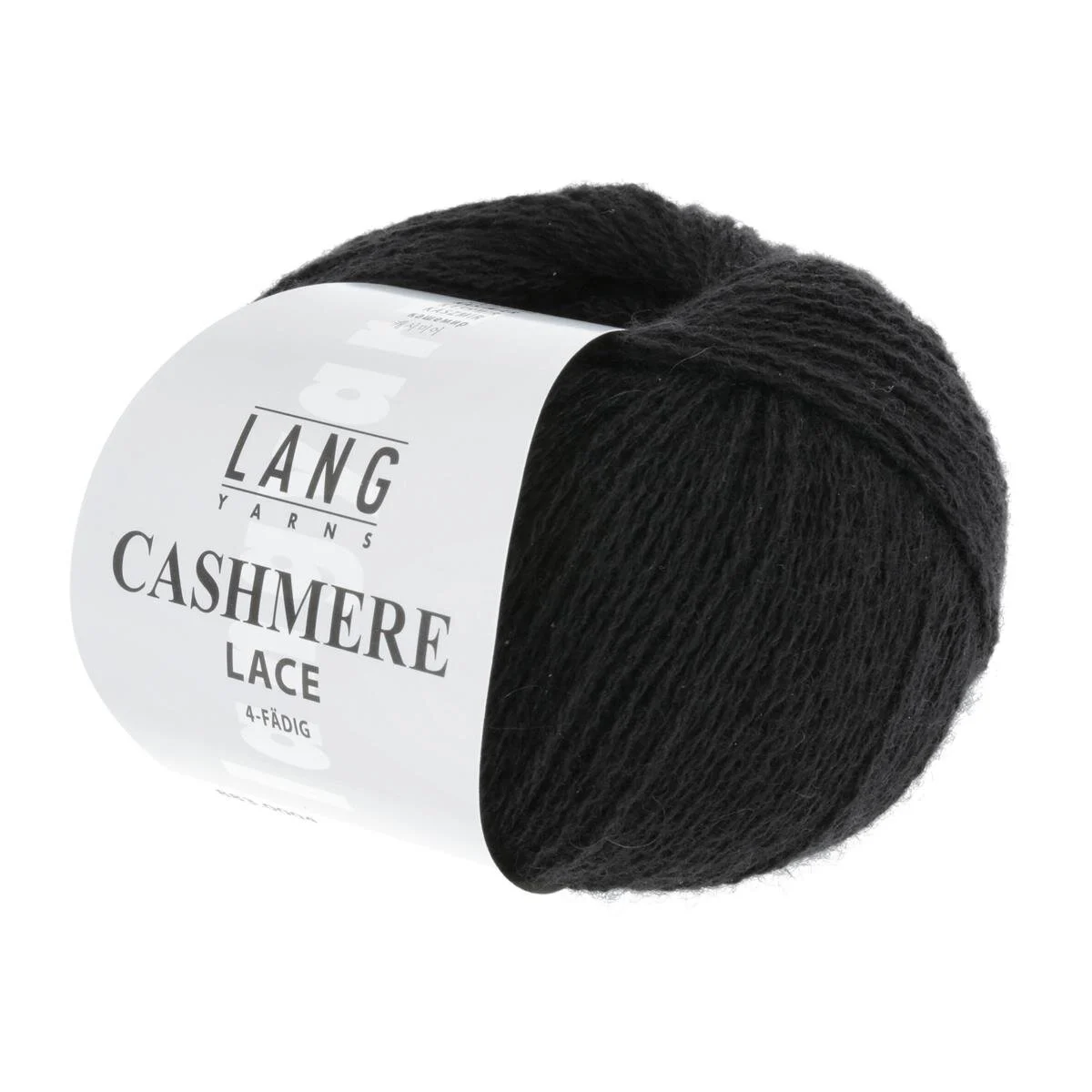 Lang Yarns - Cashmere Lace 0004 schwarz