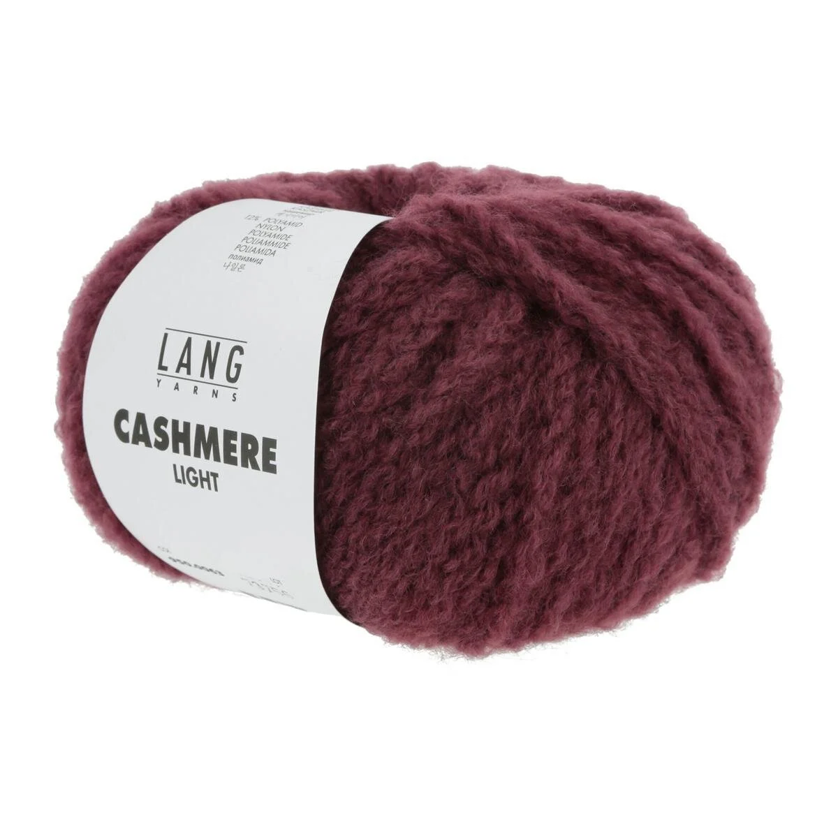 Lang Yarns - Cashmere Light 0063 dunkelrot