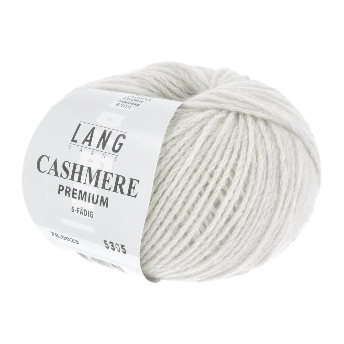 Lang Yarns - Cashmere Premium 0023 lichtgrau melange